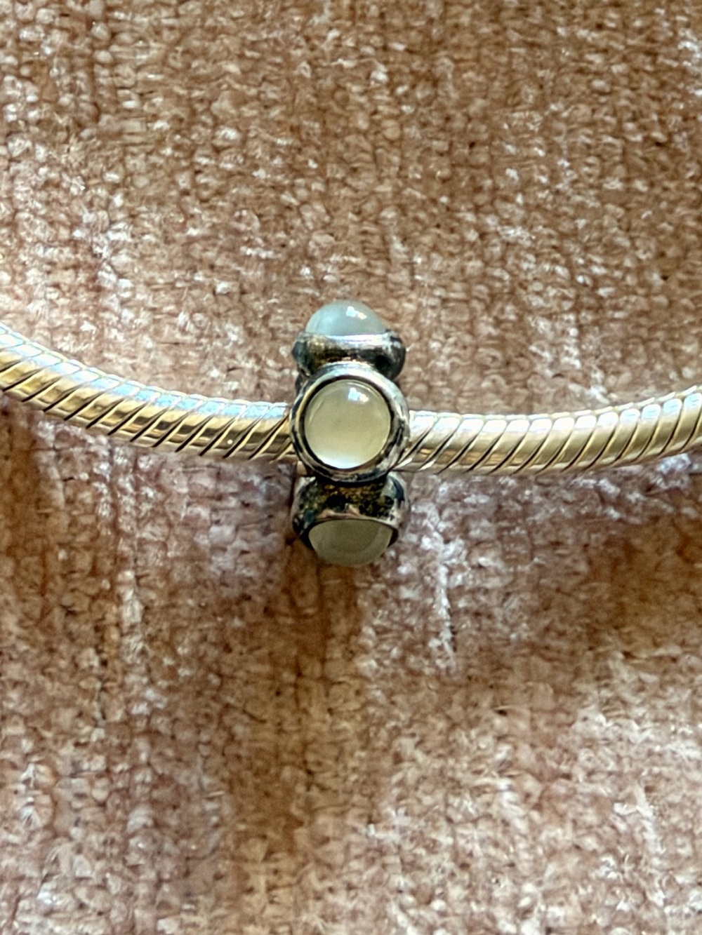Authentic Pandora Moonstone Cabochon charm
